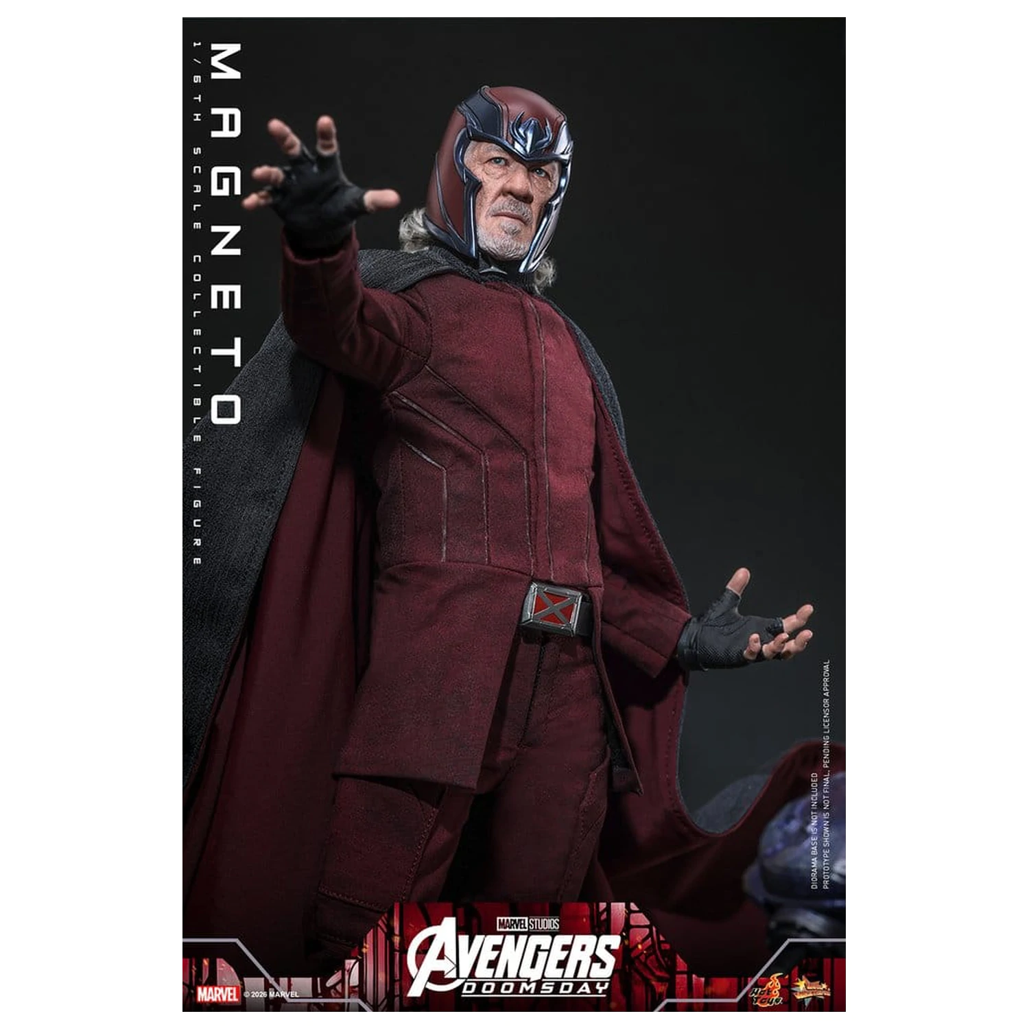 Avengers: Doomsday Movie Masterpiece Action Figure 1/6 Magneto 30 cm product photo