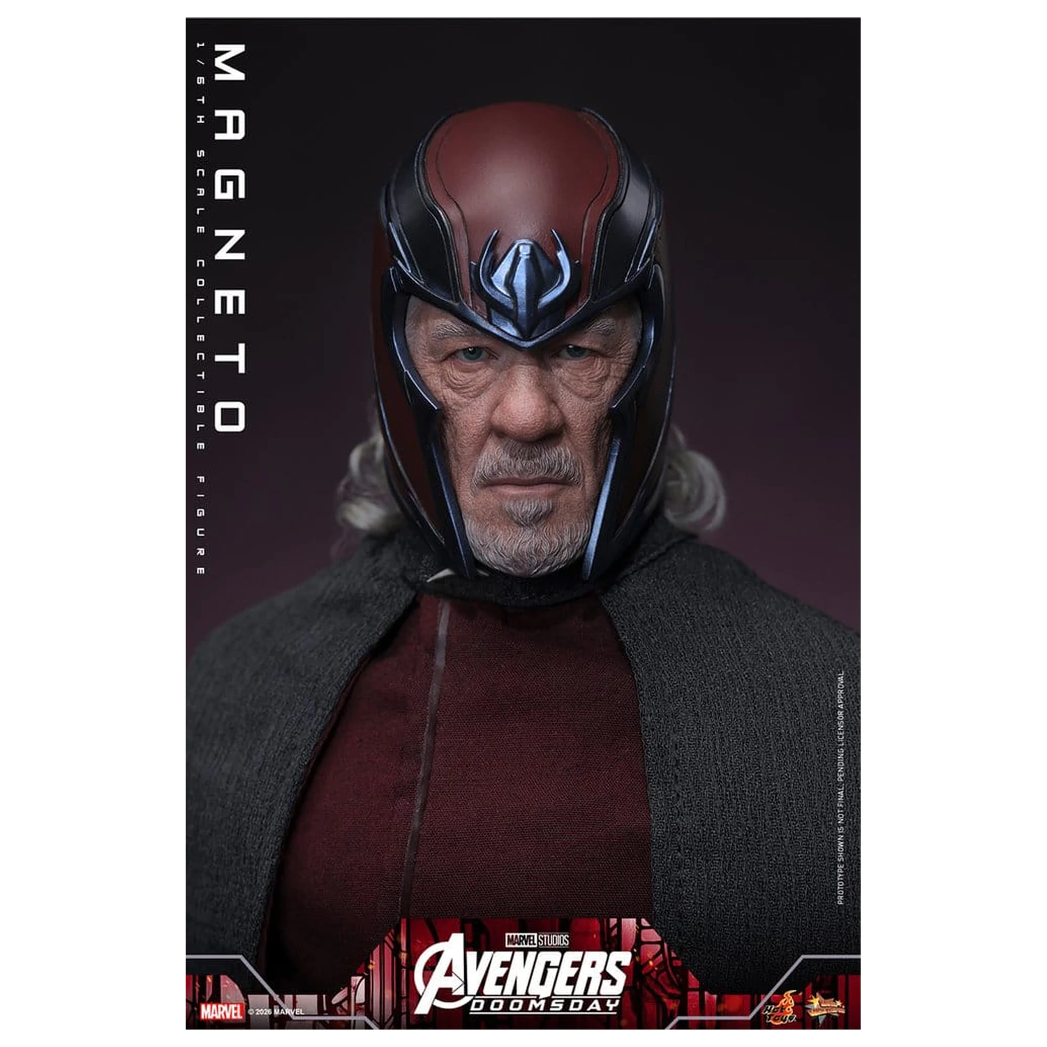 Avengers: Doomsday Movie Masterpiece Action Figure 1/6 Magneto 30 cm product photo
