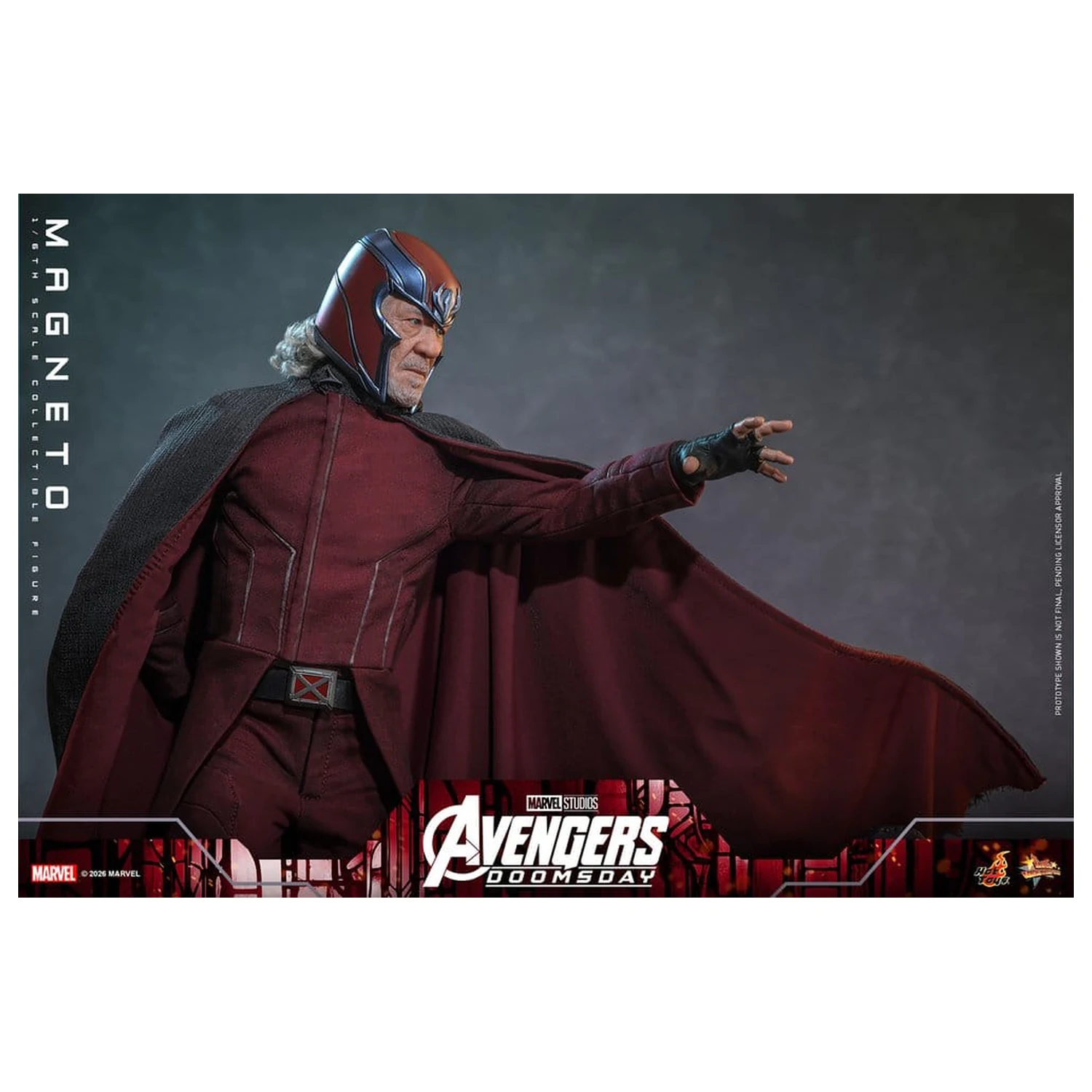 Avengers: Doomsday Movie Masterpiece Action Figure 1/6 Magneto 30 cm product photo