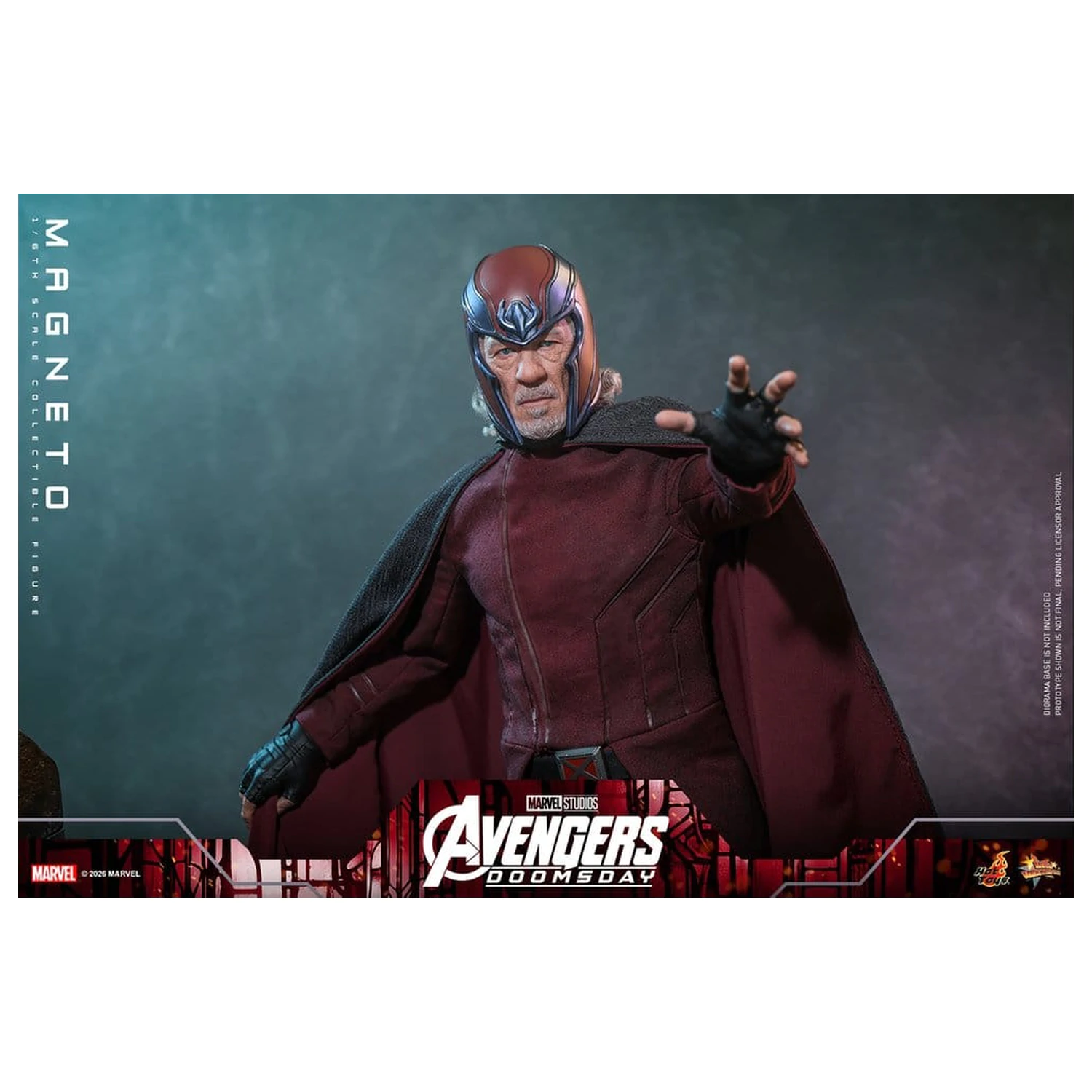 Avengers: Doomsday Movie Masterpiece Action Figure 1/6 Magneto 30 cm product photo