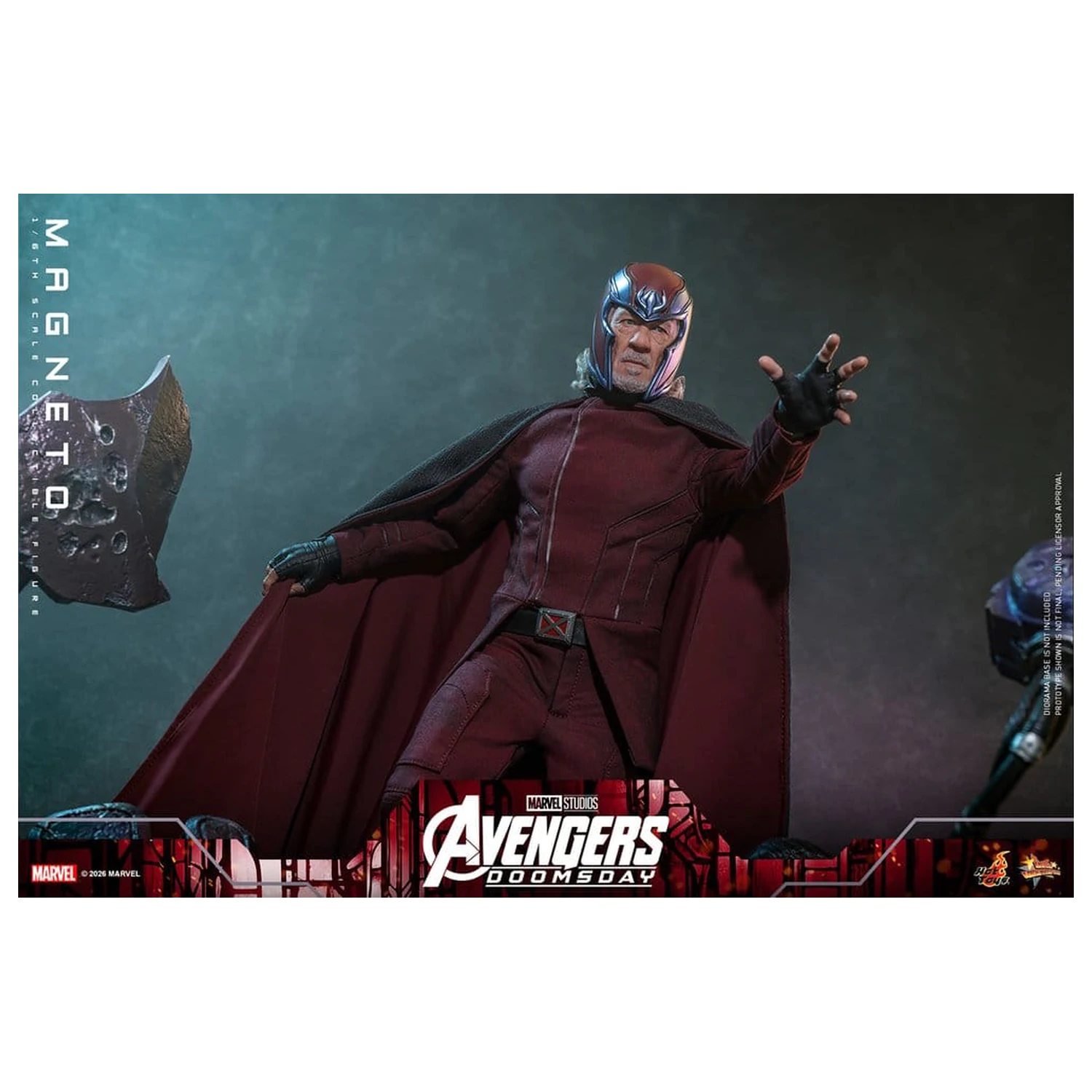 Avengers: Doomsday Movie Masterpiece Action Figure 1/6 Magneto 30 cm product photo