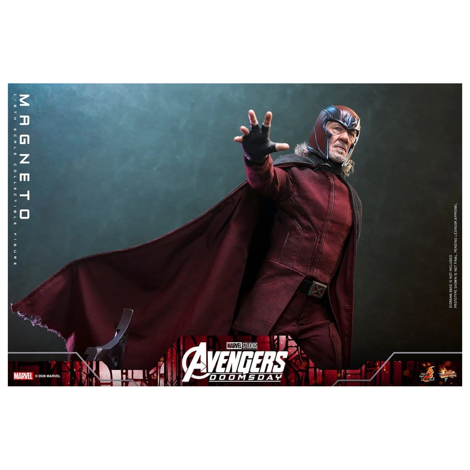 Avengers: Doomsday Movie Masterpiece Action Figure 1/6 Magneto 30 cm product photo