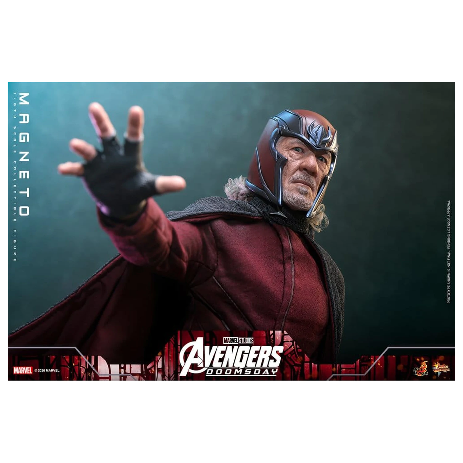 Avengers: Doomsday Movie Masterpiece Action Figure 1/6 Magneto 30 cm product photo