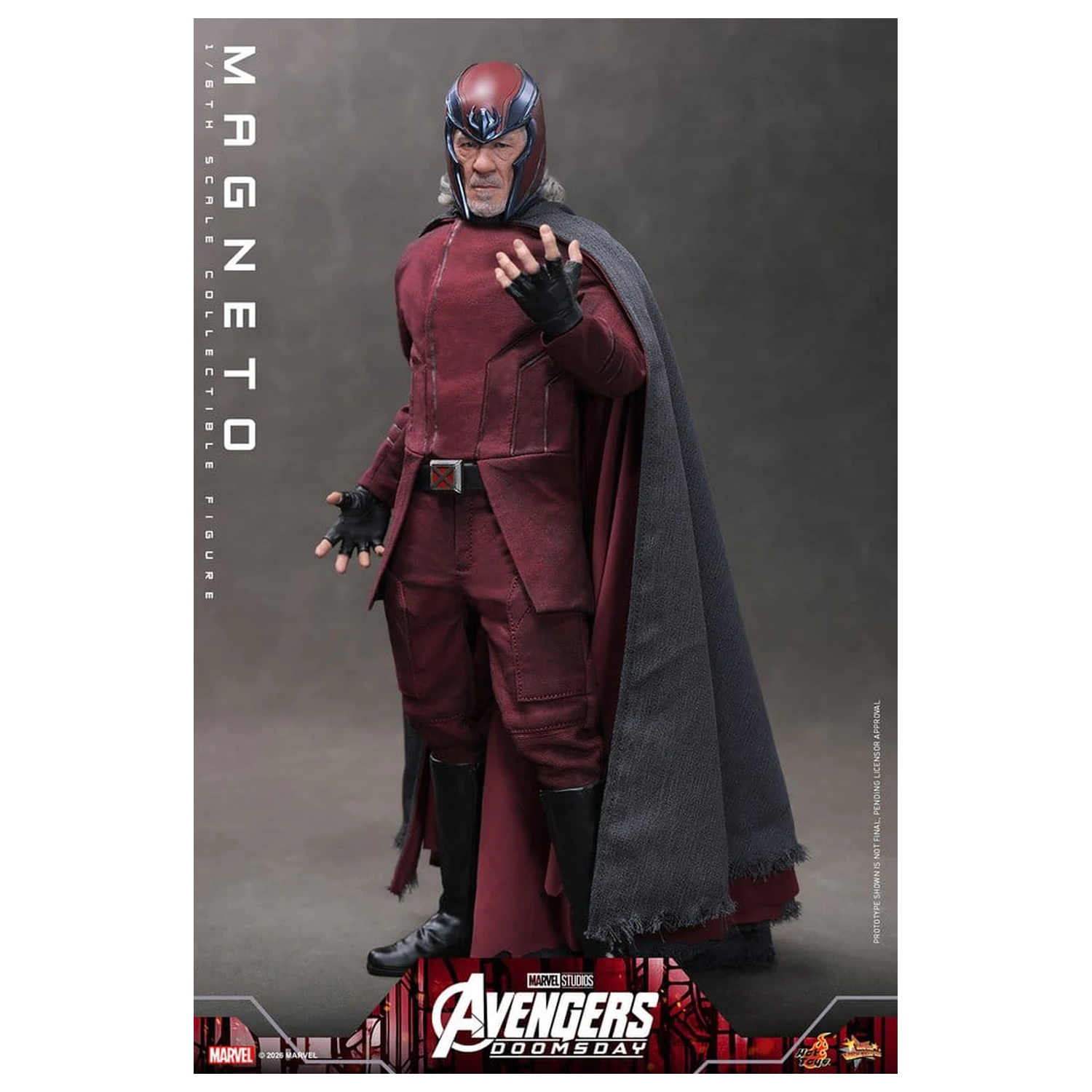Avengers: Doomsday Movie Masterpiece Action Figure 1/6 Magneto 30 cm product photo