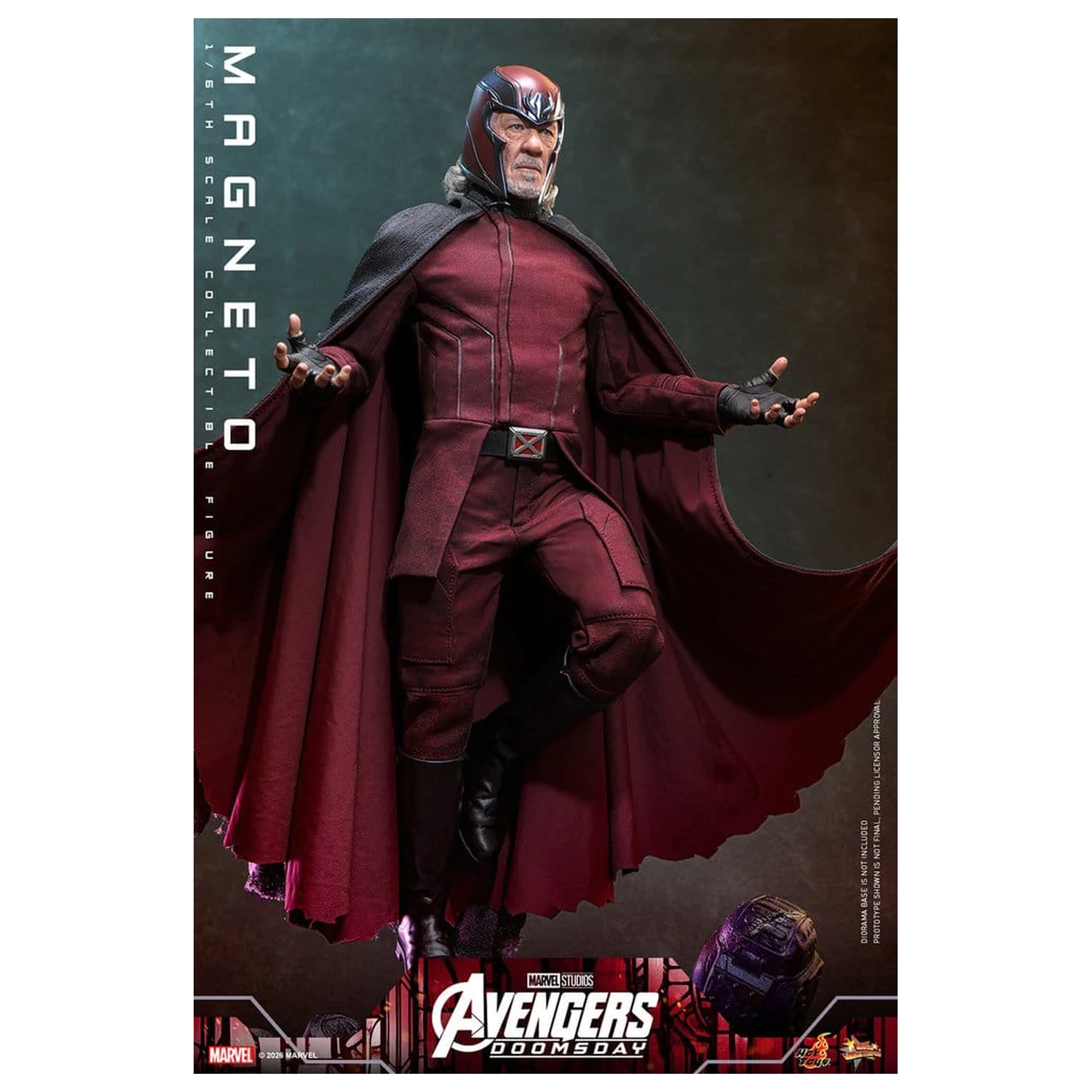 Avengers: Doomsday Movie Masterpiece Action Figure 1/6 Magneto 30 cm product photo