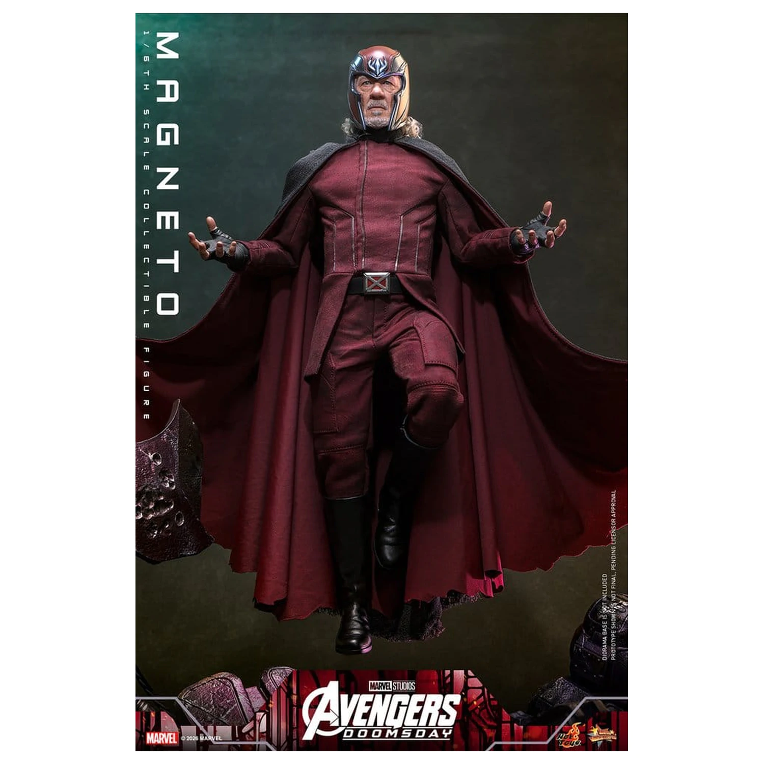 Avengers: Doomsday Movie Masterpiece Action Figure 1/6 Magneto 30 cm product photo