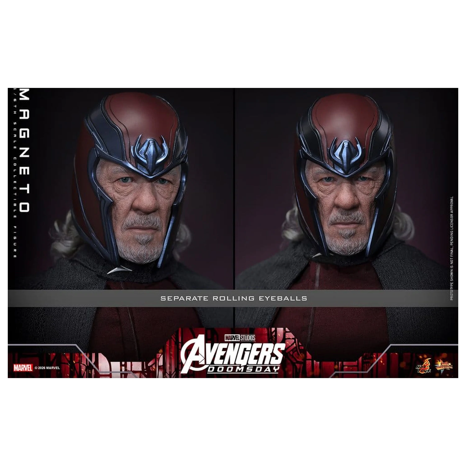 Avengers: Doomsday Movie Masterpiece Action Figure 1/6 Magneto 30 cm product photo