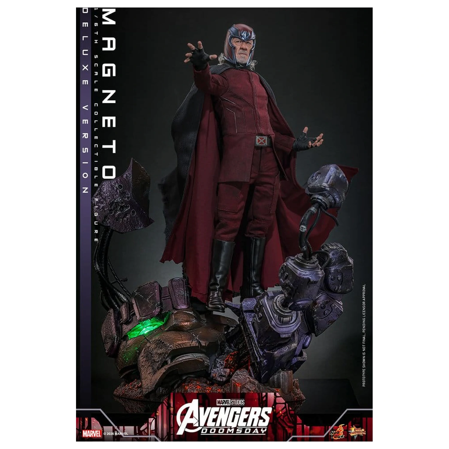 Avengers: Doomsday Movie Masterpiece Action Figure 1/6 Magneto (Deluxe Version) 30 cm product photo