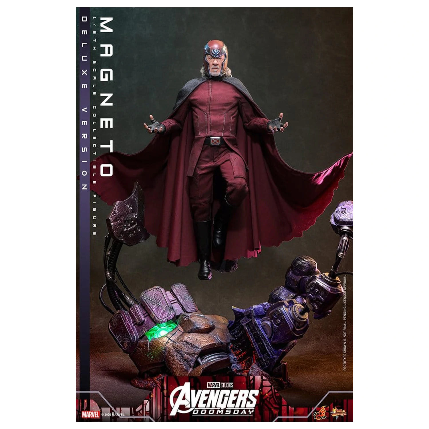 Avengers: Doomsday Movie Masterpiece Action Figure 1/6 Magneto (Deluxe Version) 30 cm product photo