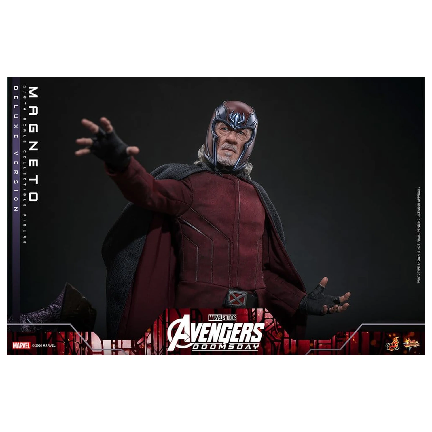 Avengers: Doomsday Movie Masterpiece Action Figure 1/6 Magneto (Deluxe Version) 30 cm product photo