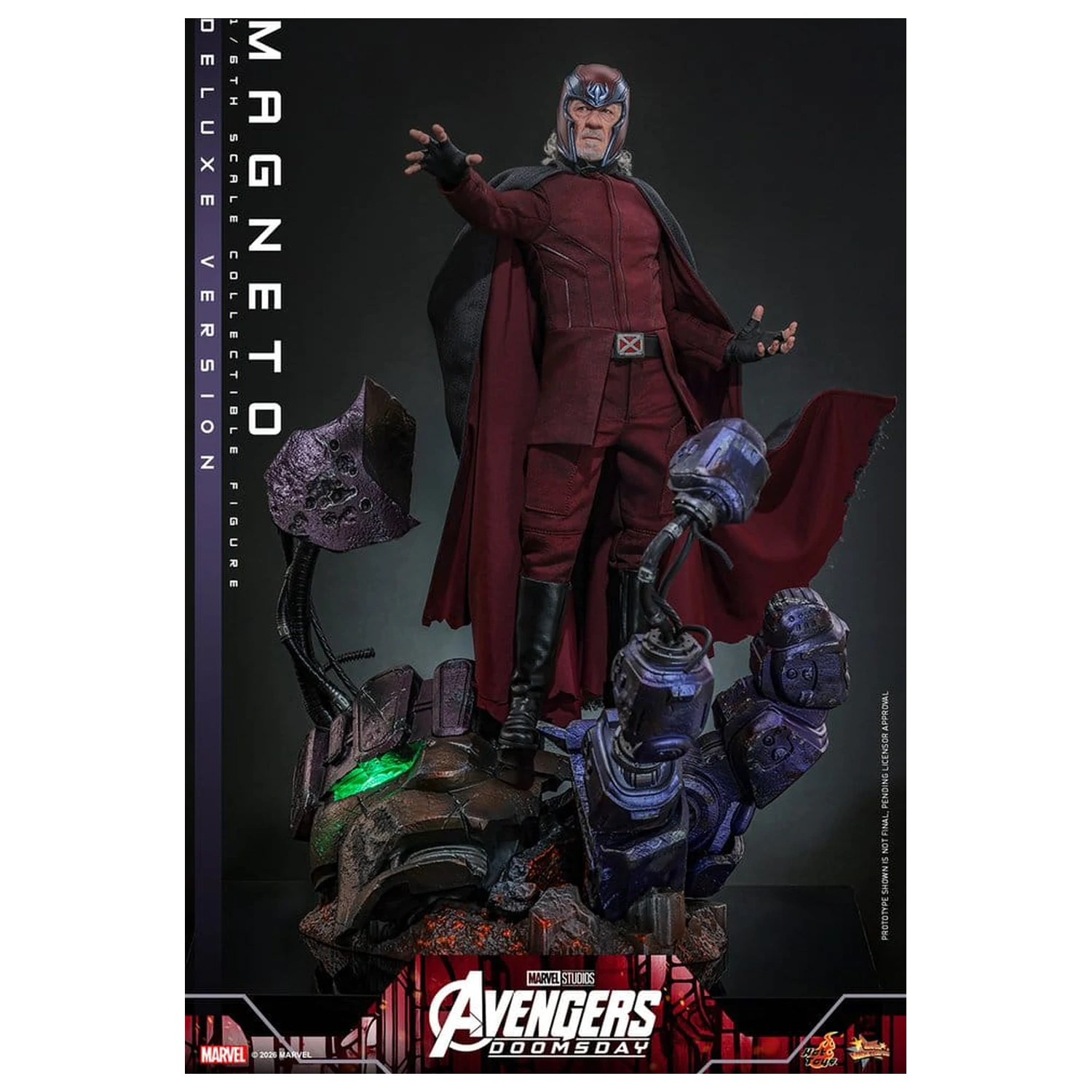 Avengers: Doomsday Movie Masterpiece Action Figure 1/6 Magneto (Deluxe Version) 30 cm product photo