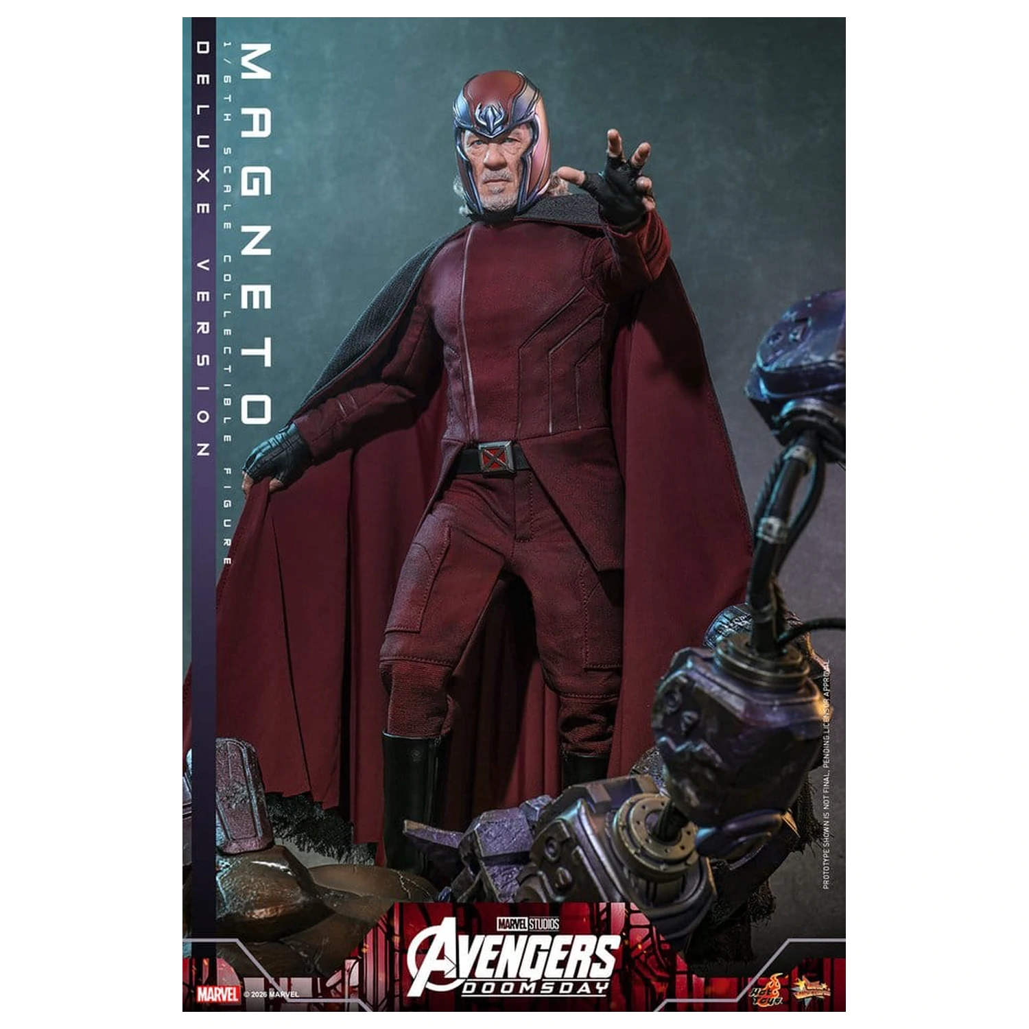 Avengers: Doomsday Movie Masterpiece Action Figure 1/6 Magneto (Deluxe Version) 30 cm product photo