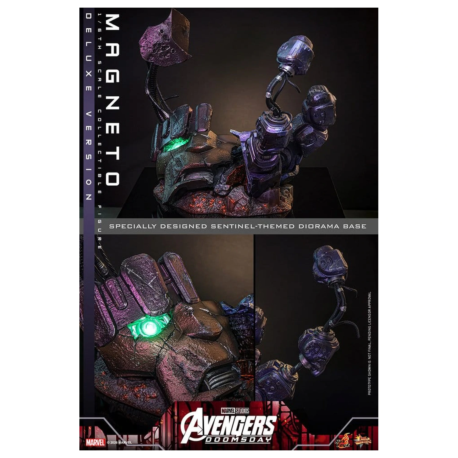 Avengers: Doomsday Movie Masterpiece Action Figure 1/6 Magneto (Deluxe Version) 30 cm product photo