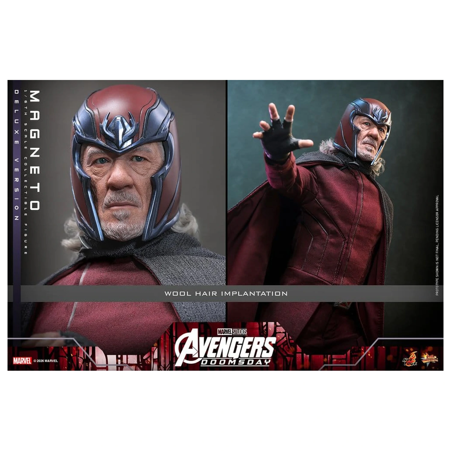 Avengers: Doomsday Movie Masterpiece Action Figure 1/6 Magneto (Deluxe Version) 30 cm product photo