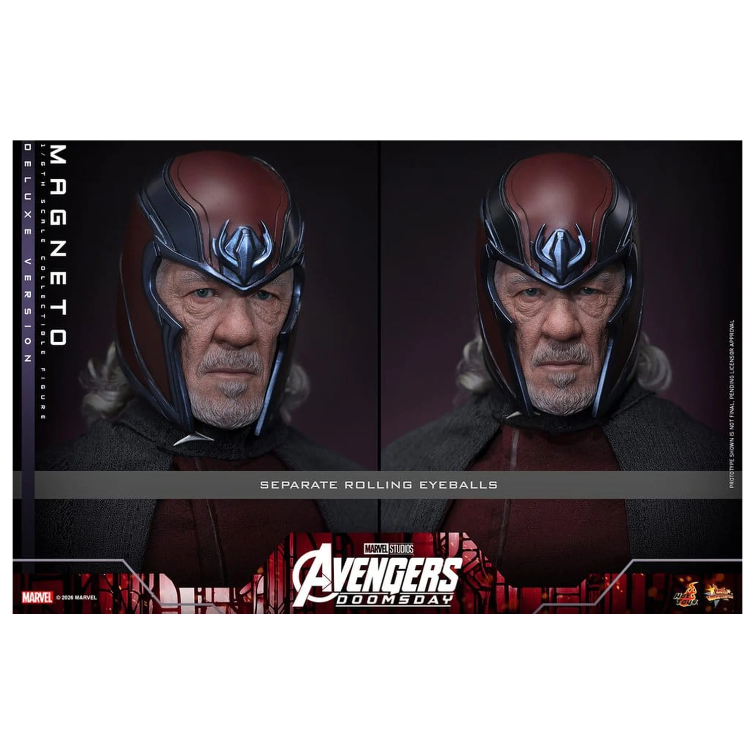 Avengers: Doomsday Movie Masterpiece Action Figure 1/6 Magneto (Deluxe Version) 30 cm product photo