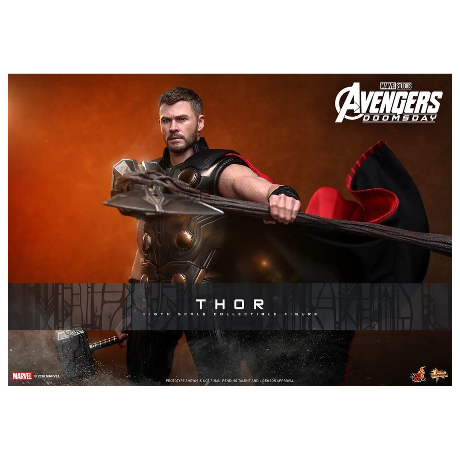 Avengers: Doomsday Movie Masterpiece Action Figure 1/6 Thor 32 cm product photo