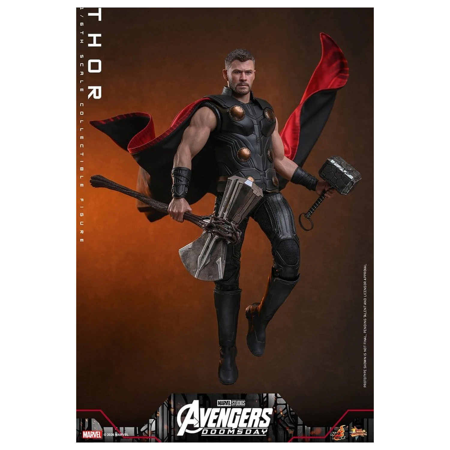 Avengers: Doomsday Movie Masterpiece Action Figure 1/6 Thor 32 cm product photo