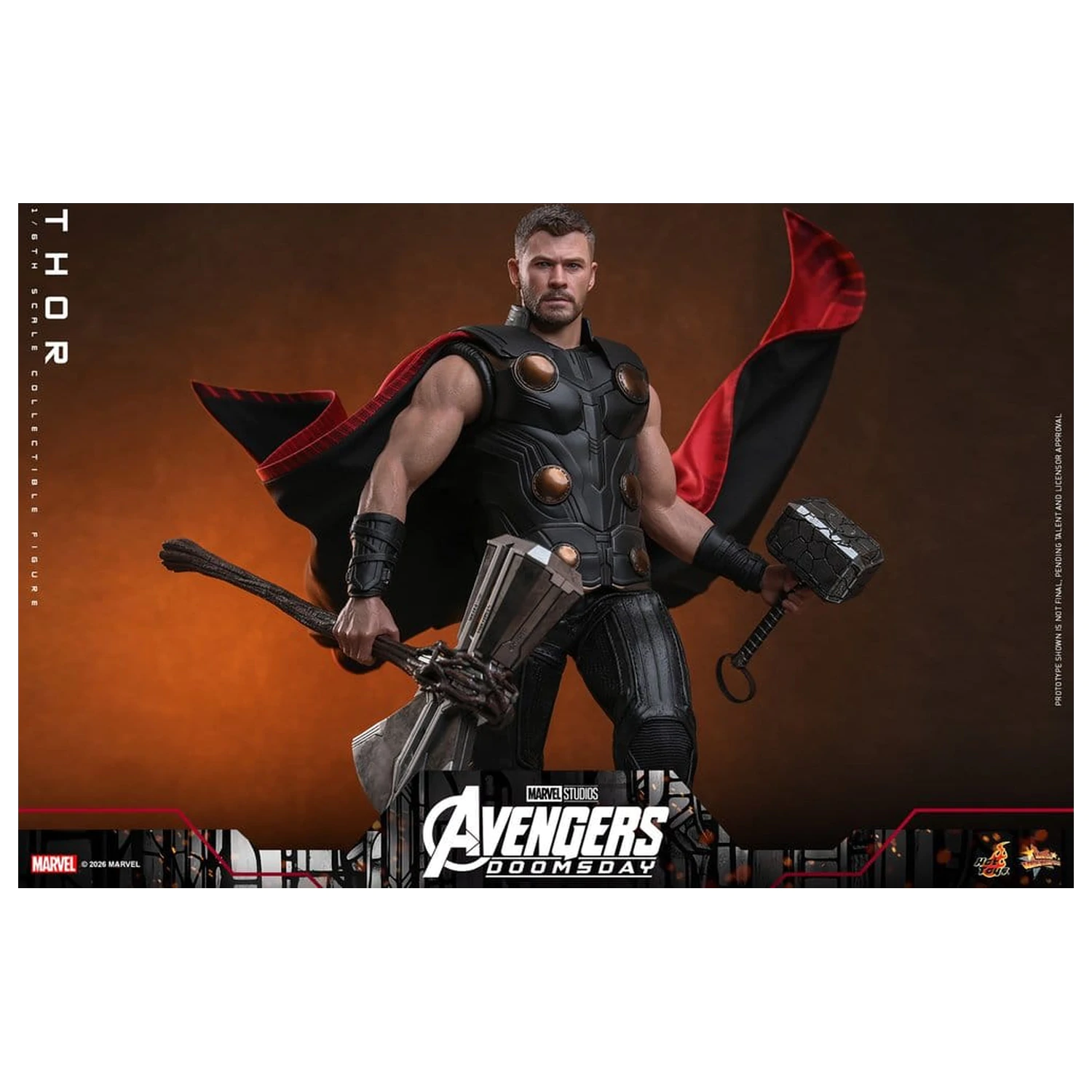 Avengers: Doomsday Movie Masterpiece Action Figure 1/6 Thor 32 cm product photo