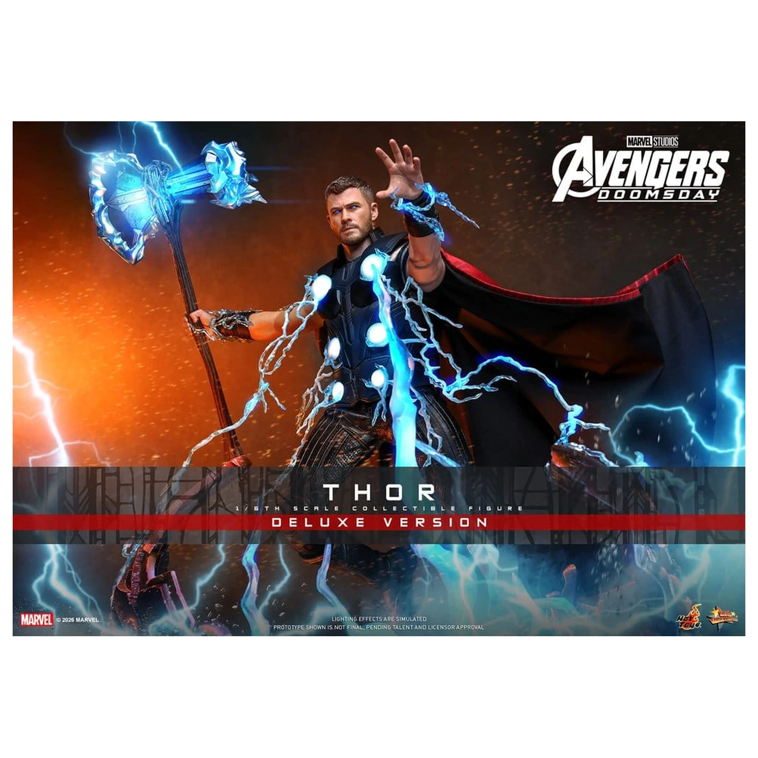 Avengers: Doomsday Movie Masterpiece Action Figure 1/6 Thor (Deluxe Version) 32 cm product photo