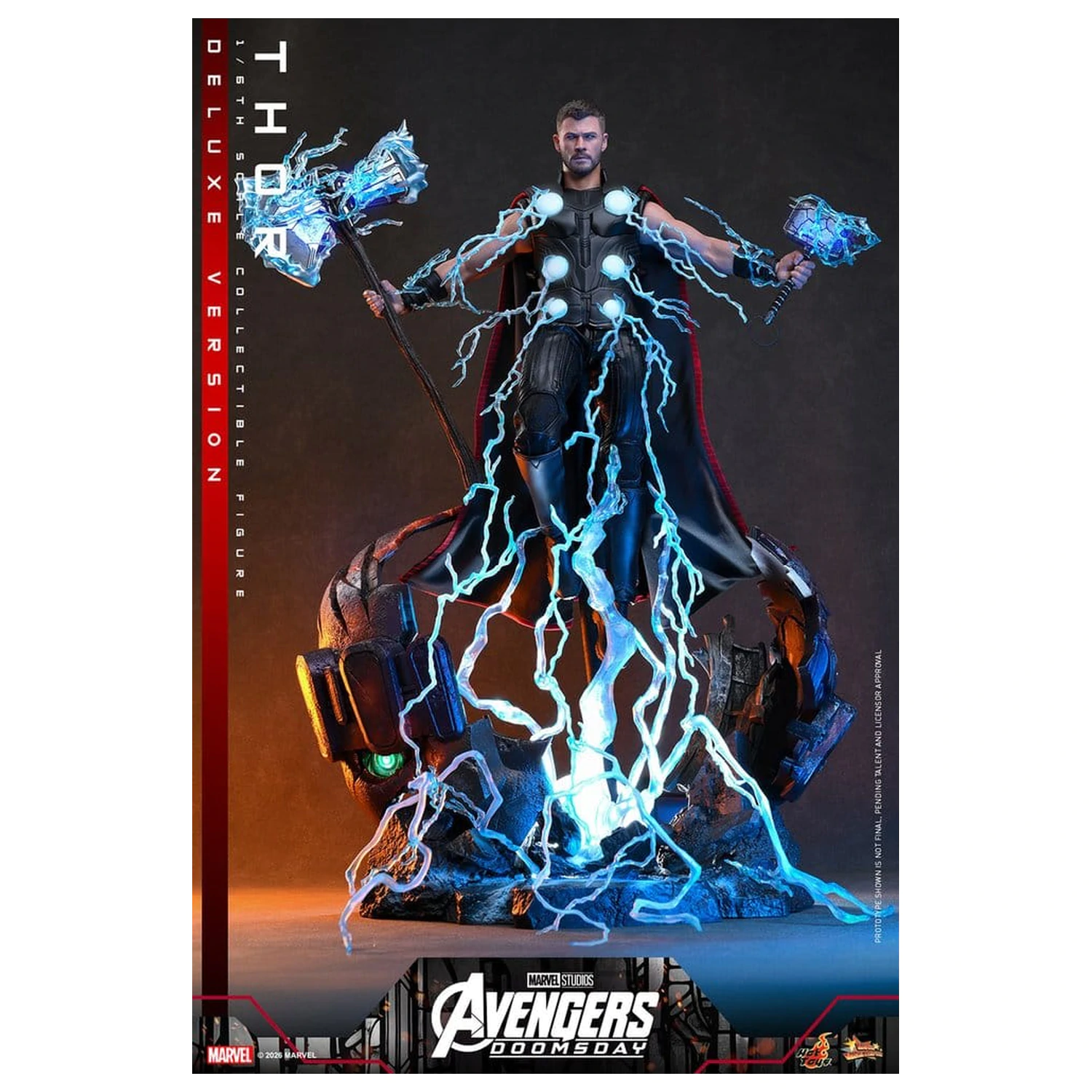 Avengers: Doomsday Movie Masterpiece Action Figure 1/6 Thor (Deluxe Version) 32 cm product photo
