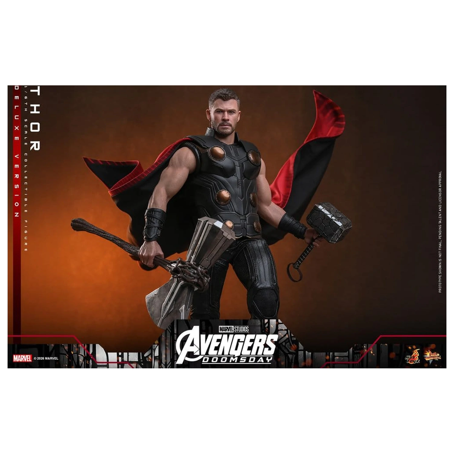 Avengers: Doomsday Movie Masterpiece Action Figure 1/6 Thor (Deluxe Version) 32 cm product photo