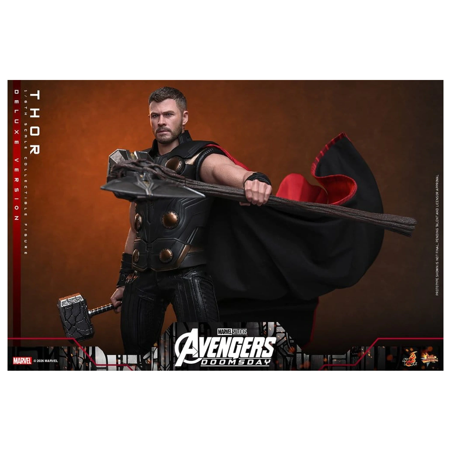 Avengers: Doomsday Movie Masterpiece Action Figure 1/6 Thor (Deluxe Version) 32 cm product photo