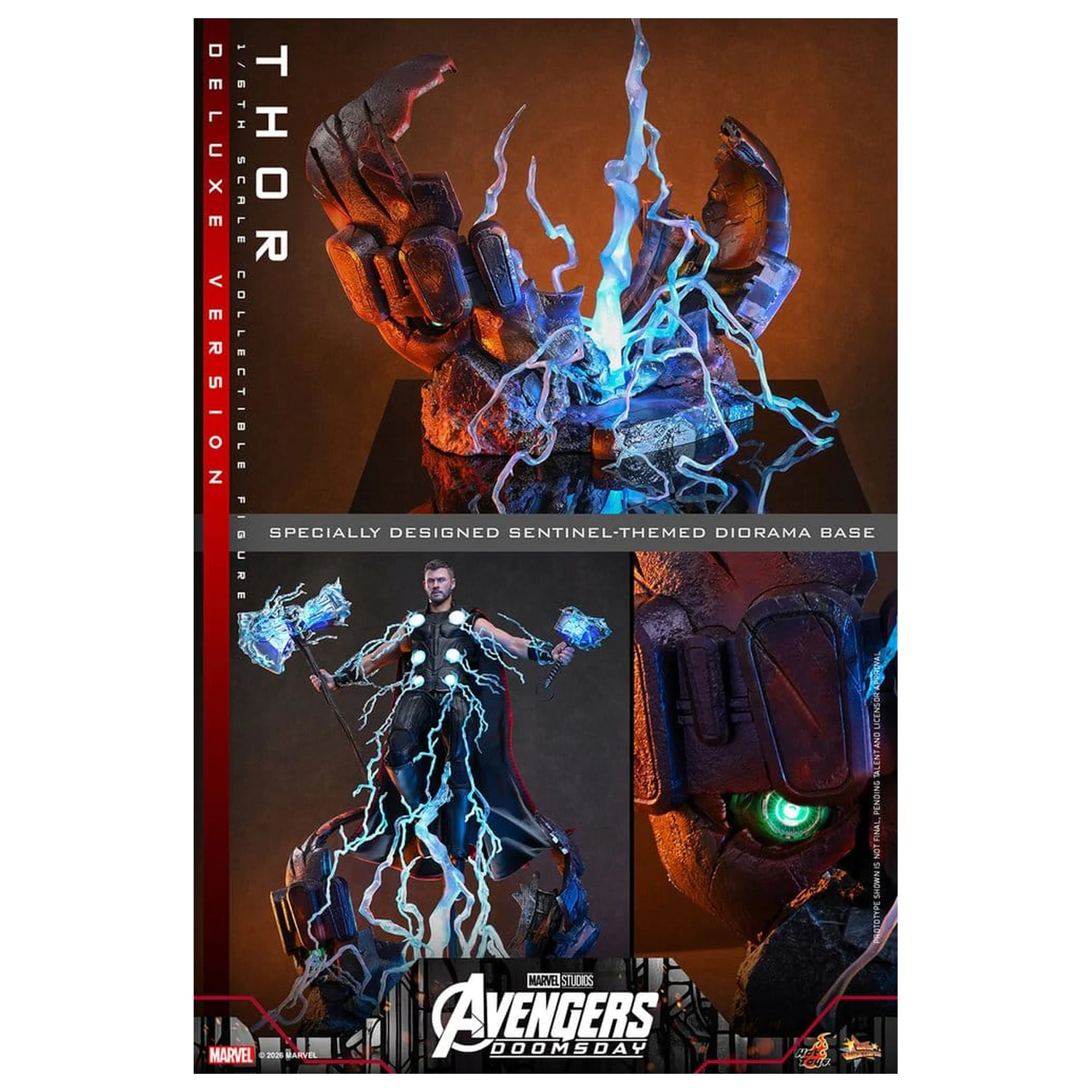 Avengers: Doomsday Movie Masterpiece Action Figure 1/6 Thor (Deluxe Version) 32 cm product photo