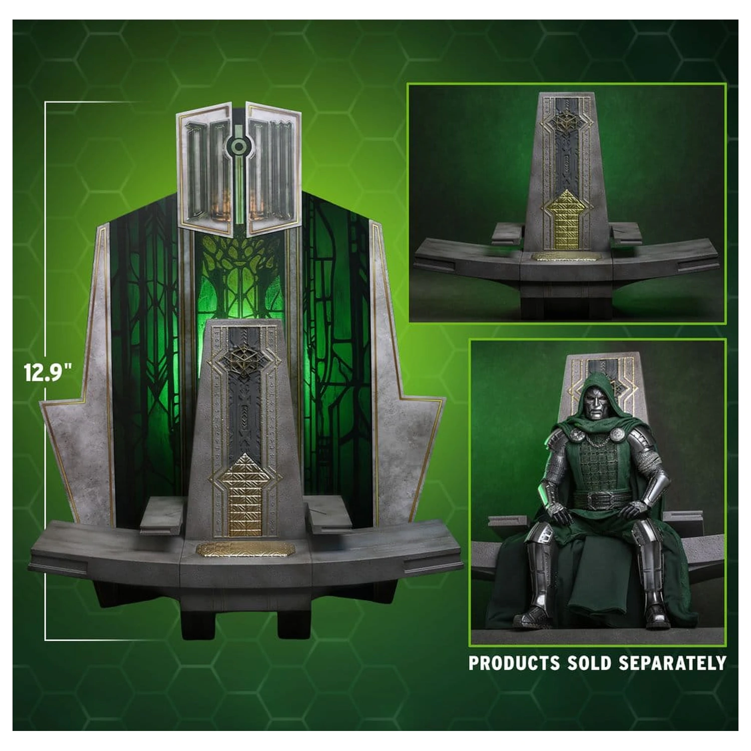 Avengers: Doomsday Movie Masterpiece Action Figure Accessory 1/6 Doom's Throne 33 cm product photo