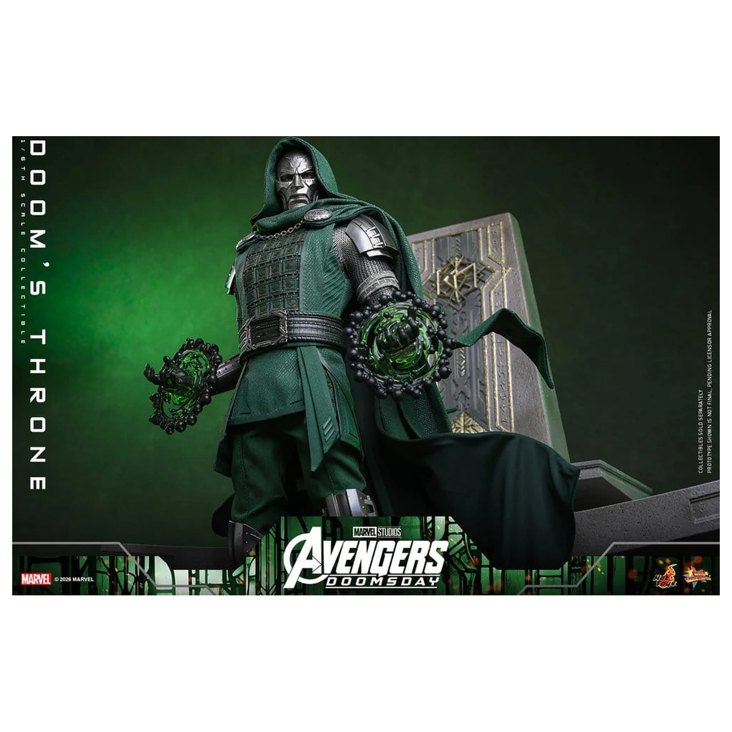 Avengers: Doomsday Movie Masterpiece Action Figure Accessory 1/6 Doom's Throne 33 cm product photo