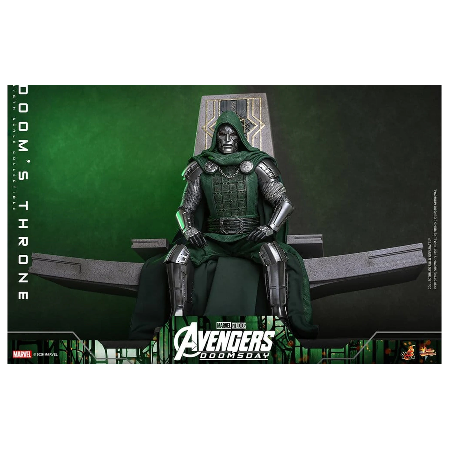 Avengers: Doomsday Movie Masterpiece Action Figure Accessory 1/6 Doom's Throne 33 cm product photo