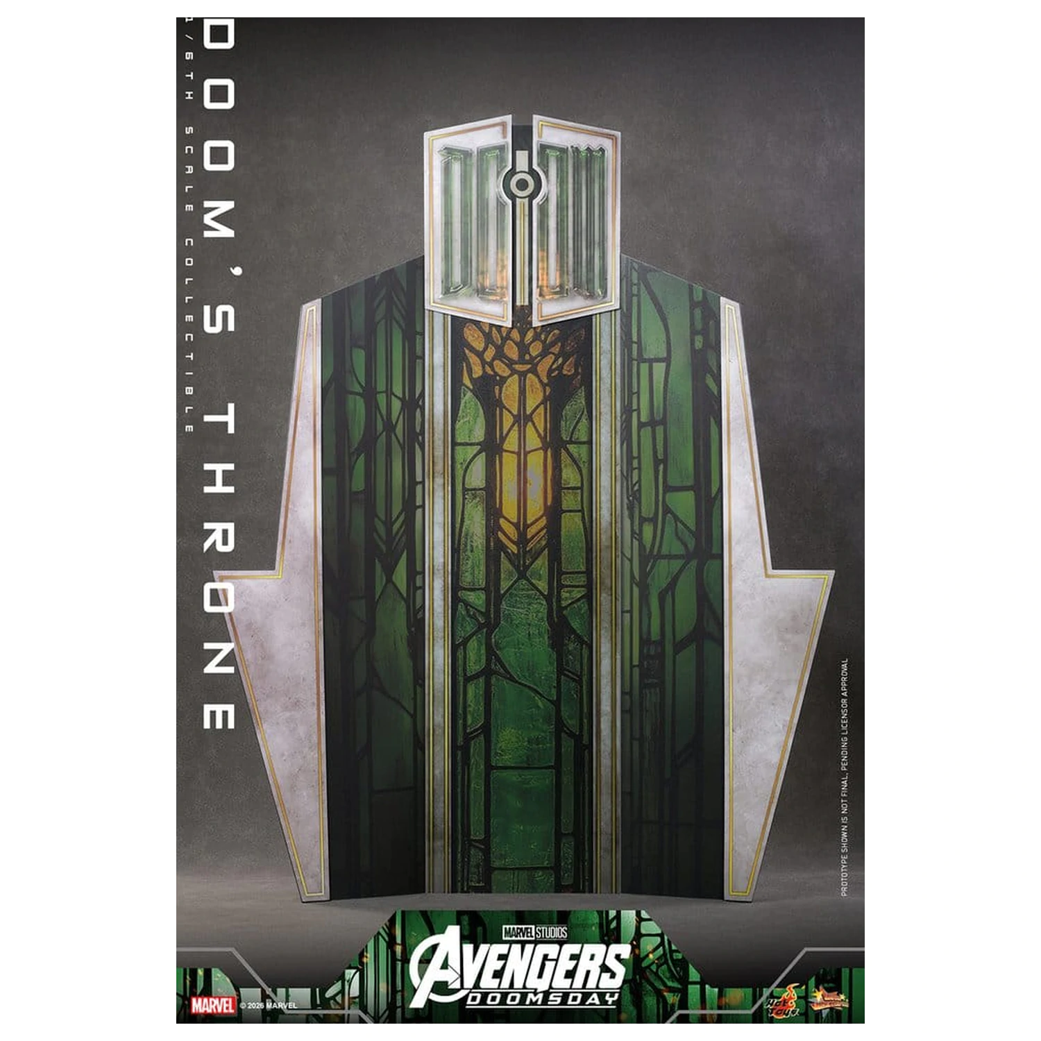 Avengers: Doomsday Movie Masterpiece Action Figure Accessory 1/6 Doom's Throne 33 cm product photo