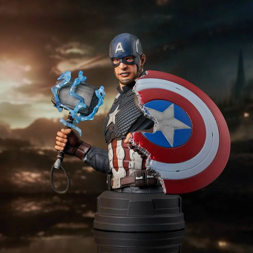 Avengers: Endgame Bust 1/6 Captain America 15 cm product photo