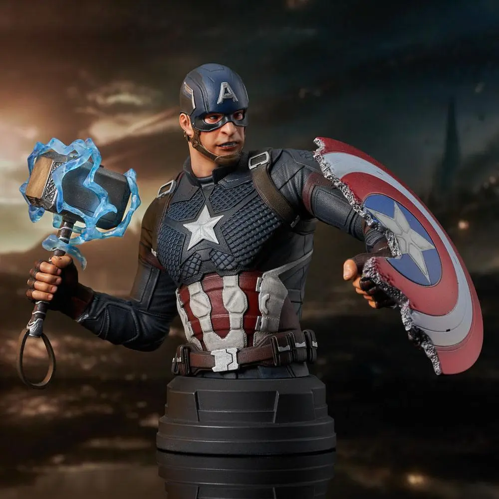 Avengers: Endgame Bust 1/6 Captain America 15 cm product photo