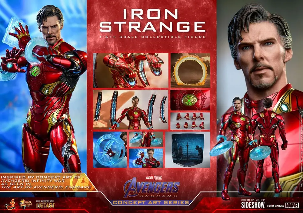 Avengers: Endgame Concept Art Series PVC Action Figure 1/6 Iron Strange 32 cm termékfotó