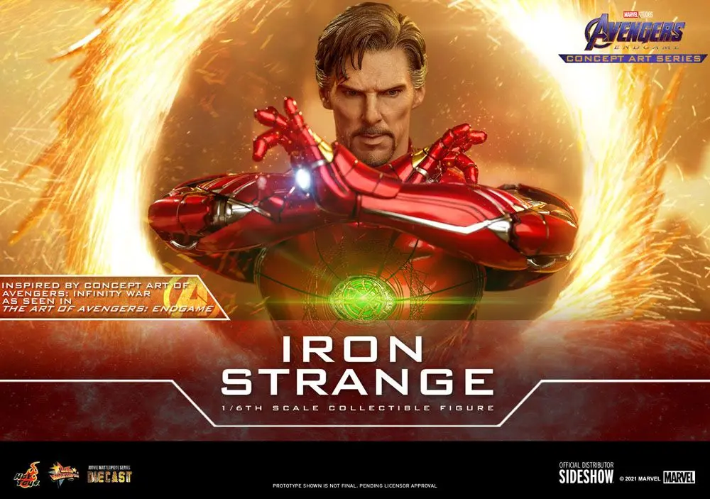 Avengers: Endgame Concept Art Series PVC Action Figure 1/6 Iron Strange 32 cm termékfotó