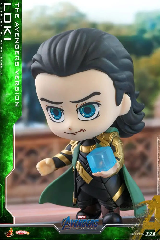 Avengers: Endgame Cosbaby (S) Mini Figure Loki (Prisoner Version) 10 cm termékfotó