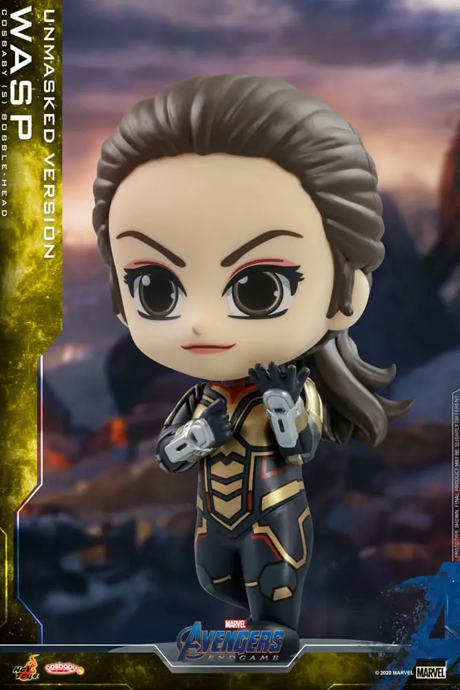 Avengers: Endgame Cosbaby (S) Mini Figure The Wasp (Unmasked Version) 10 cm termékfotó