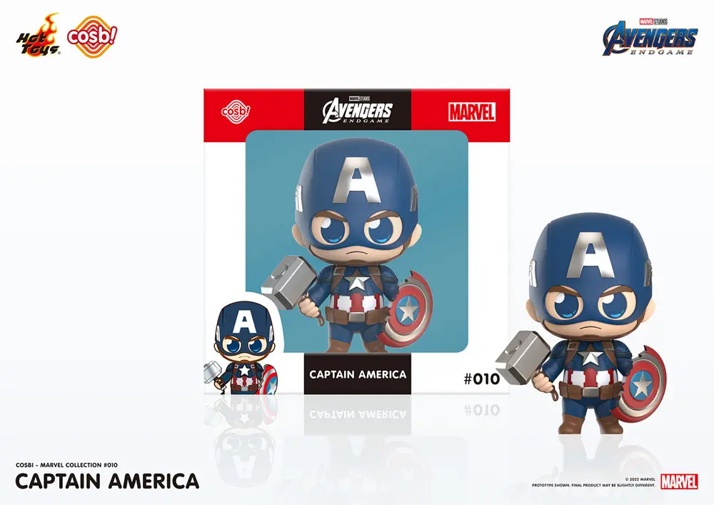 Avengers: Endgame Cosbi Mini Figure Captain America 8 cm termékfotó