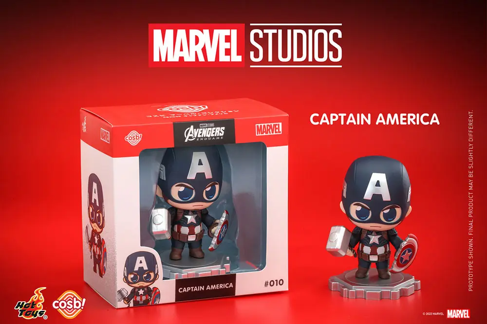 Avengers: Endgame Cosbi Mini Figure Captain America 8 cm termékfotó