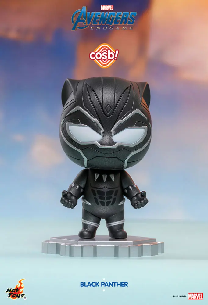 Avengers: Endgame Cosbi Mini Figure Black Panther 8 cm termékfotó