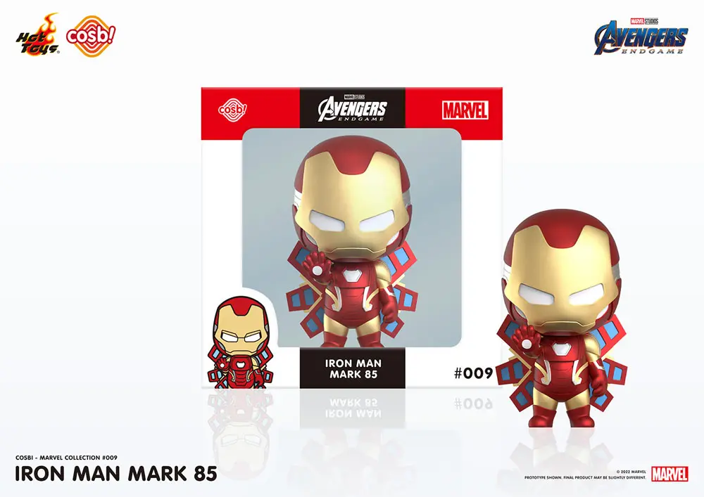 Avengers: Endgame Cosbi Mini Figure Iron Man Mark 85 8 cm termékfotó