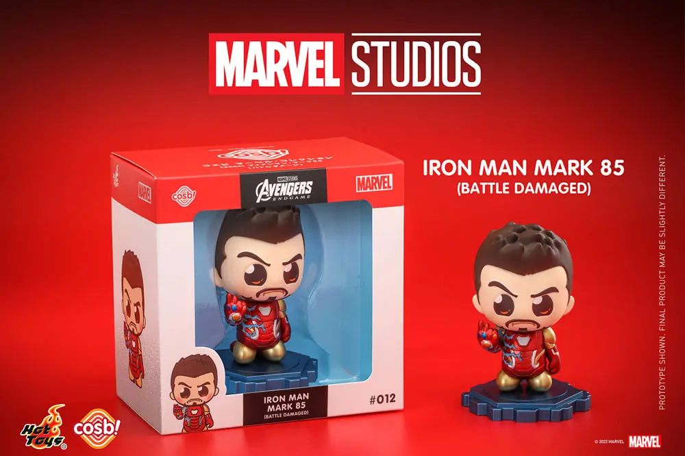 Avengers: Endgame Cosbi Mini Figure Iron Man Mark 85 (Battle) 8 cm termékfotó