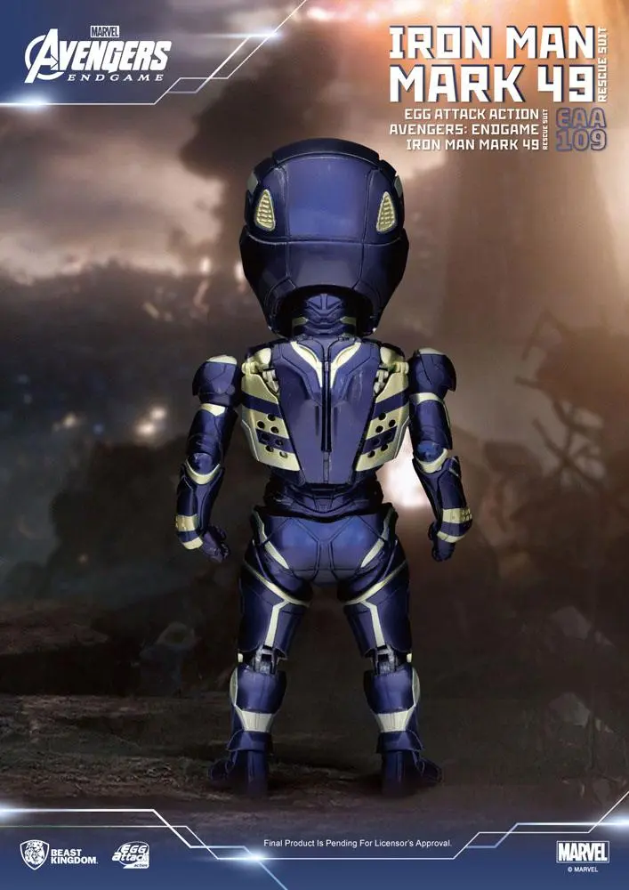 Avengers: Endgame Egg Attack Action Figure Iron Man Mark 49 Rescue Suit 21 cm product photo