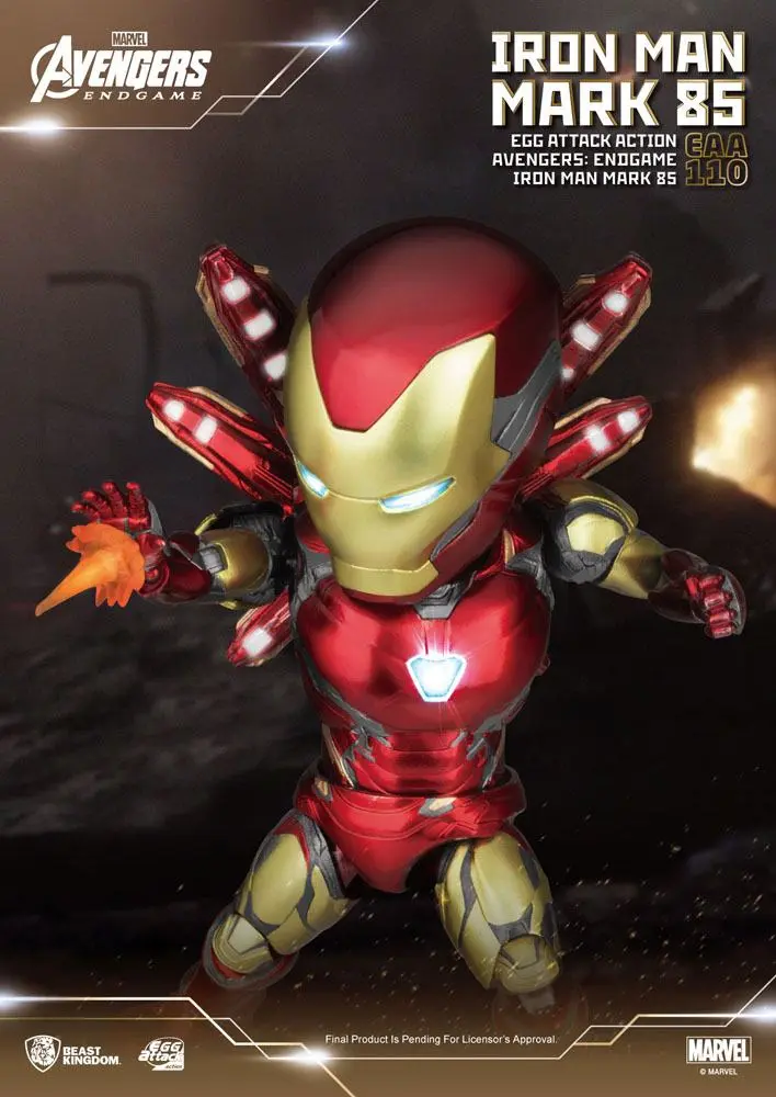 Avengers: Endgame Egg Attack Action Figure Iron Man Mark 85 16 cm product photo