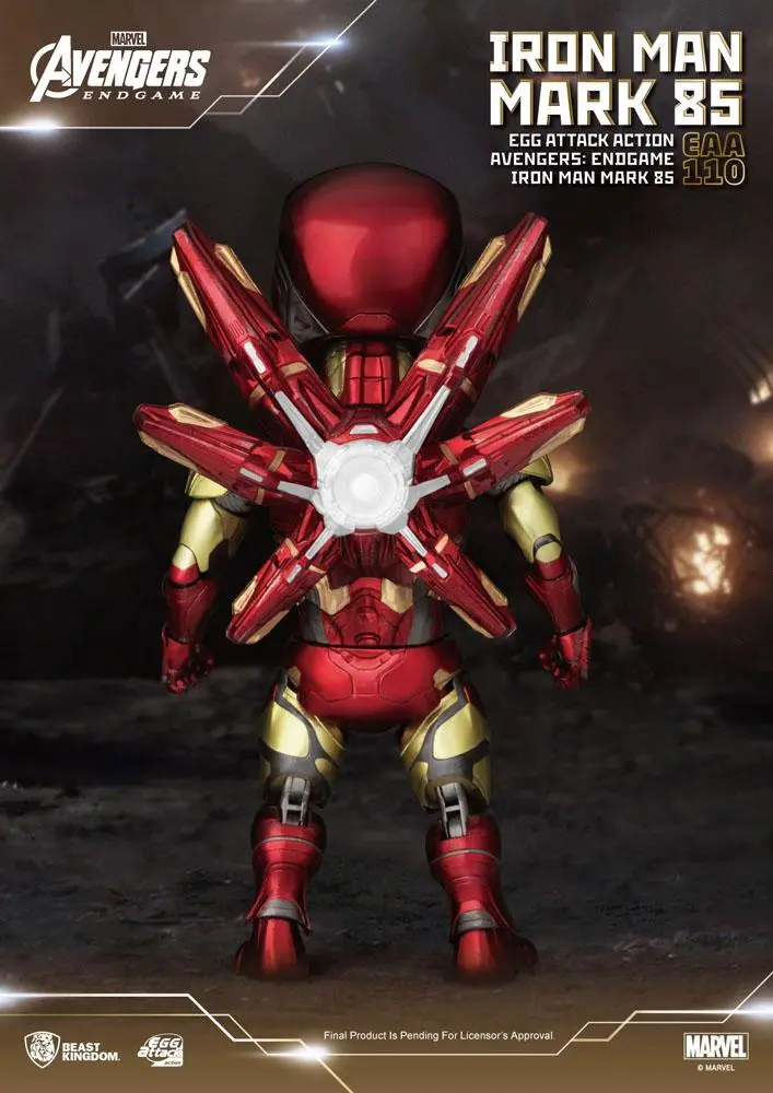 Avengers: Endgame Egg Attack Action Figure Iron Man Mark 85 16 cm product photo