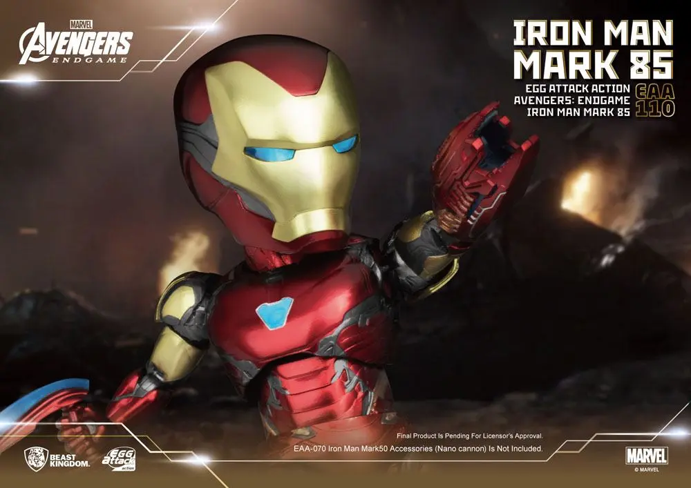 Avengers: Endgame Egg Attack Action Figure Iron Man Mark 85 16 cm product photo