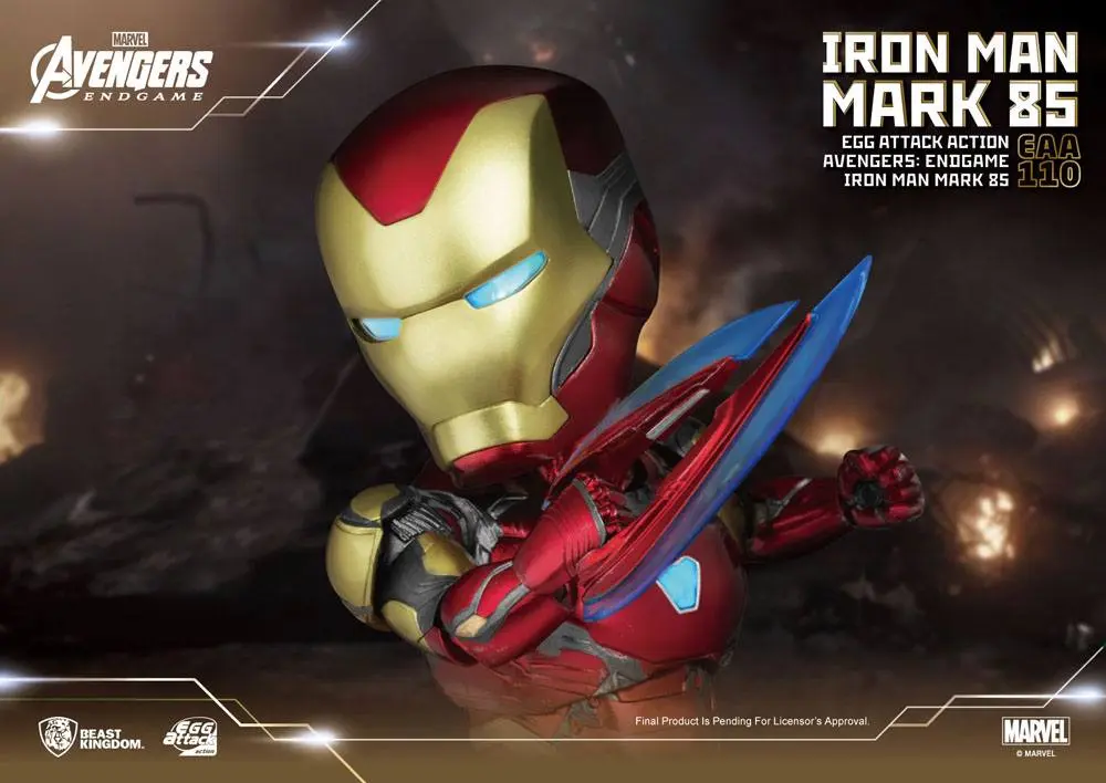 Avengers: Endgame Egg Attack Action Figure Iron Man Mark 85 16 cm product photo
