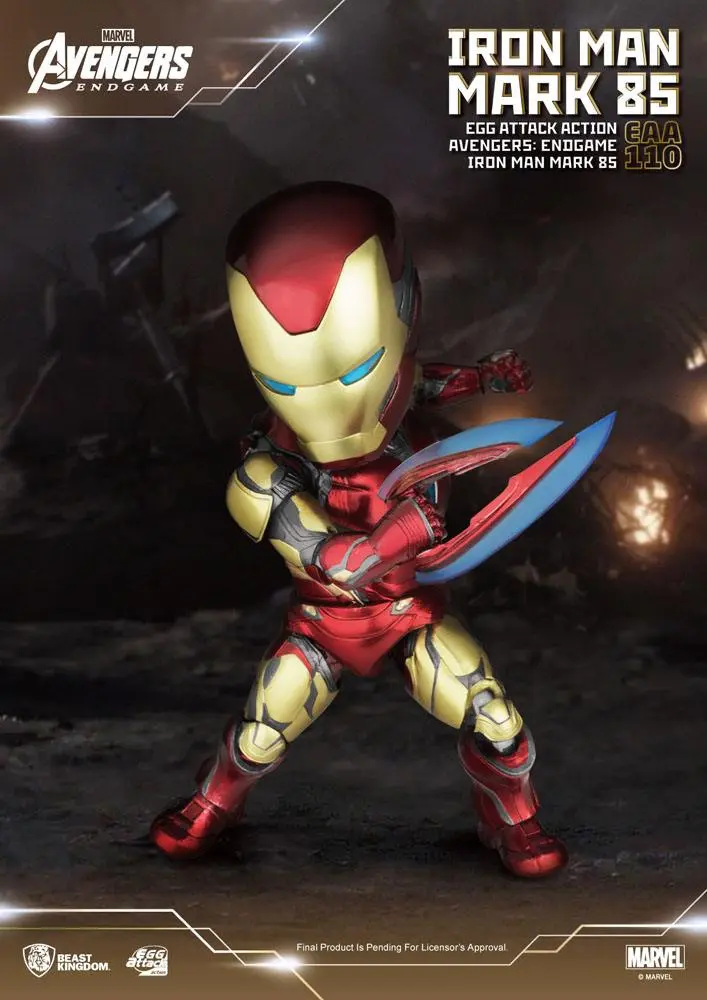Avengers: Endgame Egg Attack Action Figure Iron Man Mark 85 16 cm product photo