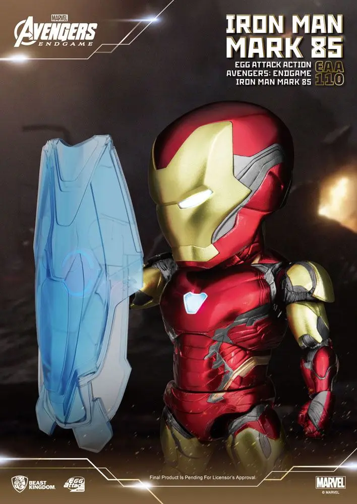 Avengers: Endgame Egg Attack Action Figure Iron Man Mark 85 16 cm product photo