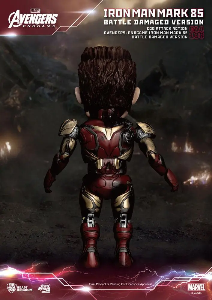 Avengers: Endgame Egg Attack Action Figure Iron Man Mark 85 Battle Damaged Version 16 cm product photo